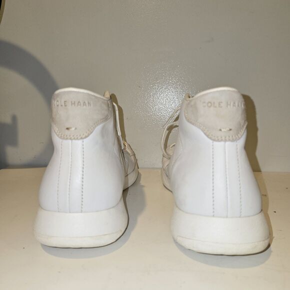 Cole Haan Grand Pro High Top Triple White Leather Men 13 M Shoes SNEAKERS C25695 main image 8